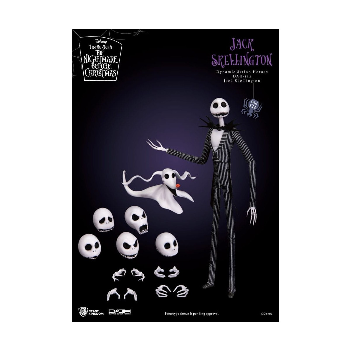Regno delle Bestie - Jack Skellington - Lo strano Natale di Mr. Jack - Eroi d'azione dinamici 1/9