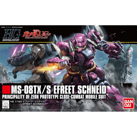 Bandai - Gunpla - 1/144 HG- MS-08TX/S EFREET SCHNEID - Mobile Suit Gundam Unicorn - Universo Century