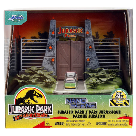 Giocattoli Jada - Jurassic Park 30° Anniversario - Scena Nano