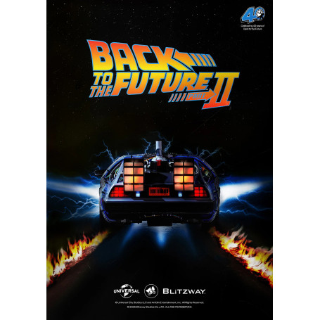 Blitzway - Ritorno al futuro 2 Macchina del tempo Premium UMS 1/6 - Delorean