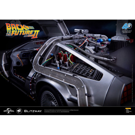 Blitzway - Ritorno al futuro 2 Macchina del tempo Premium UMS 1/6 - Delorean