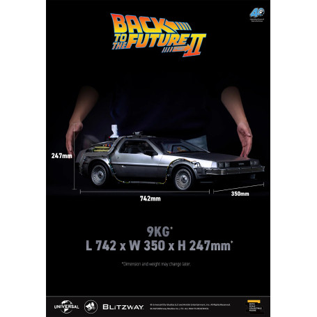 Blitzway - Ritorno al futuro 2 Macchina del tempo Premium UMS 1/6 - Delorean