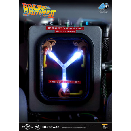 Blitzway - Ritorno al futuro 2 Macchina del tempo Premium UMS 1/6 - Delorean