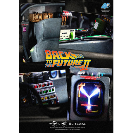 Blitzway - Ritorno al futuro 2 Macchina del tempo Premium UMS 1/6 - Delorean