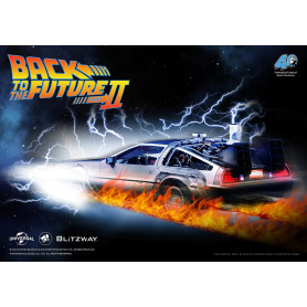 Blitzway - Ritorno al futuro 2 Macchina del tempo Premium UMS 1/6 - Delorean