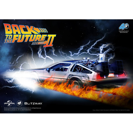 Blitzway - Ritorno al futuro 2 Macchina del tempo Premium UMS 1/6 - Delorean