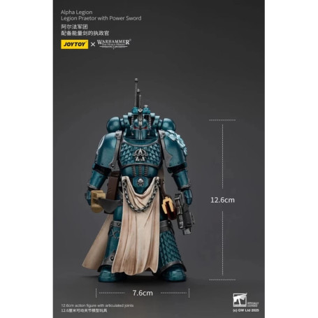 Joytoy - Warhammer - Legione Alfa - Pretore con spada di potere - L'eresia di Horus