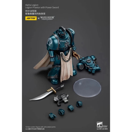 Joytoy - Warhammer - Legione Alfa - Pretore con spada di potere - L'eresia di Horus