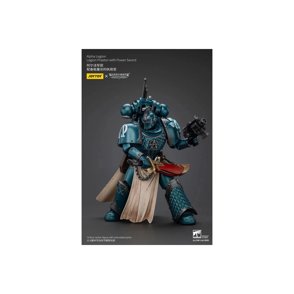 Joytoy - Warhammer - Legione Alfa - Pretore con spada di potere - L'eresia di Horus