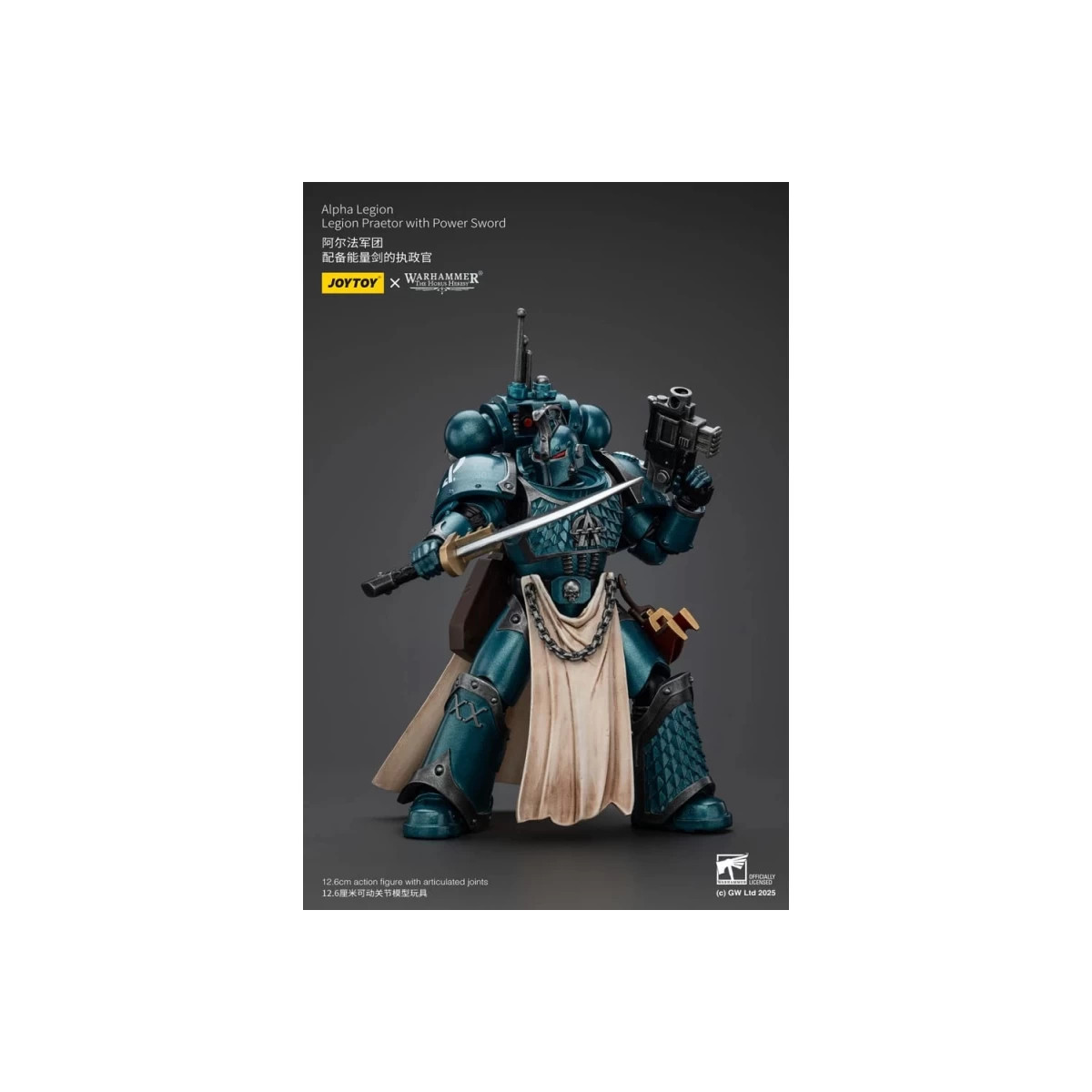 Joytoy - Warhammer - Legione Alfa - Pretore con spada di potere - L'eresia di Horus