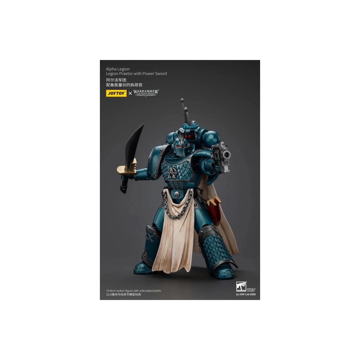 Joytoy - Warhammer - Legione Alfa - Pretore con spada di potere - L'eresia di Horus