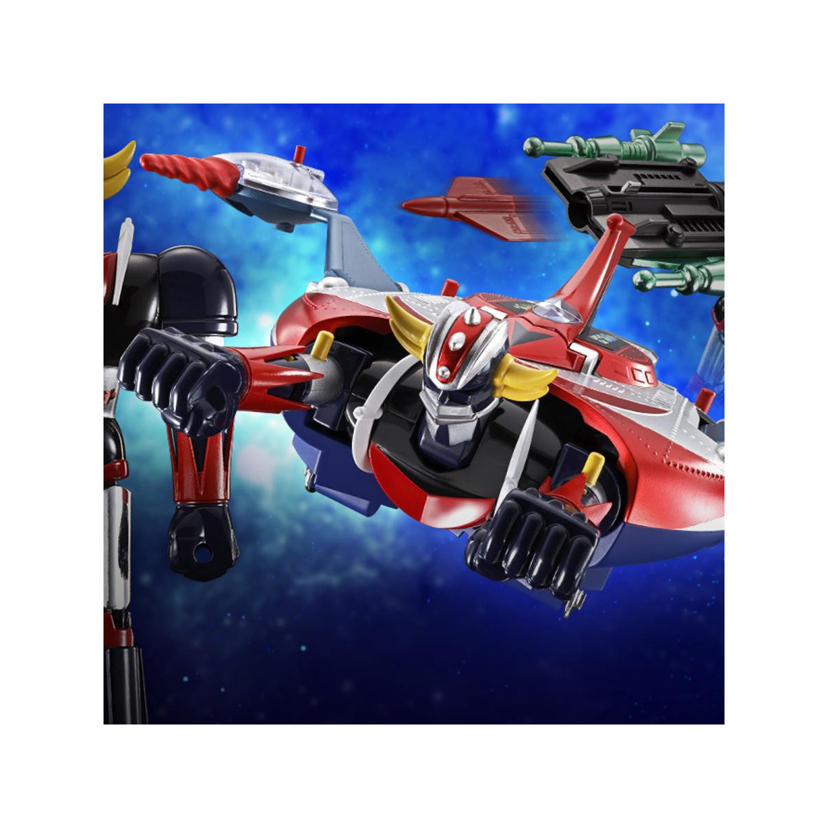 Tamashii Bandai Soul of Chogokin - Popy Chogokin DELUXE Grendizer & UFO Spazer - Goldorak