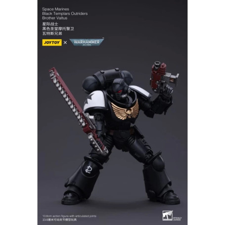 JoyToy Space Marine - Templari Neri - Outriders Brother Valtus 1/18 - Warhammer 40K