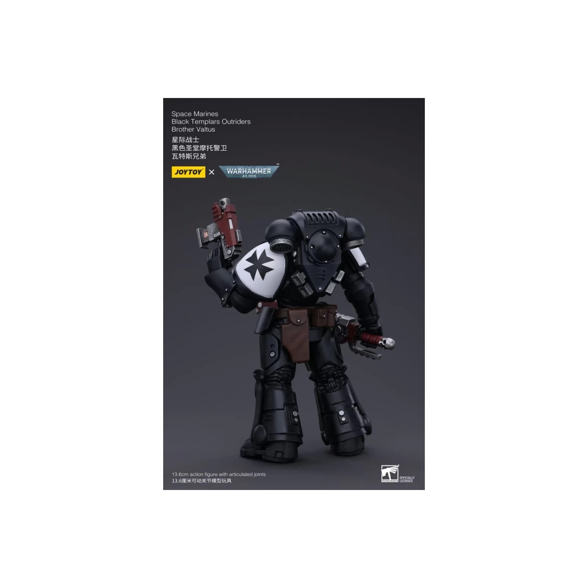 JoyToy Space Marine - Templari Neri - Outriders Brother Valtus 1/18 - Warhammer 40K