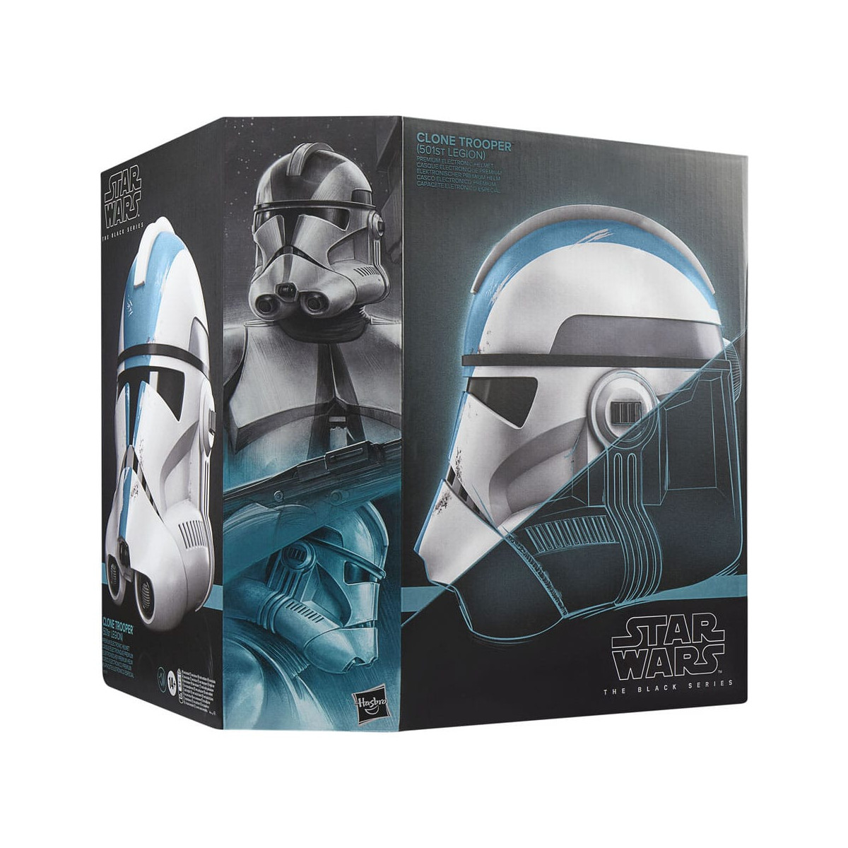 Hasbro Star Wars: casco elettronico Clone Trooper Ahsoka Black Series (501a Legione)