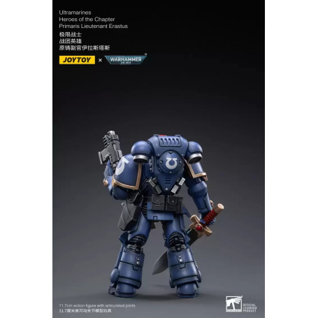 JoyToy - Space Marine - Ultramarines - Eroi del Capitolo Primaris Tenente Erastus 1/18 - Warhammer 40K