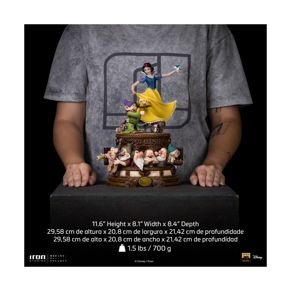 Iron Studios Disney Classics - Biancaneve e i sette nani Deluxe Art Scale 1/10