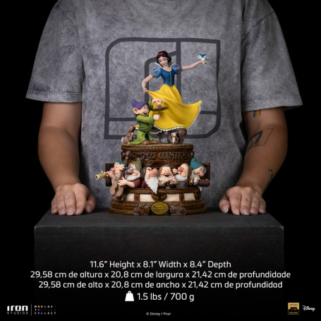 Iron Studios Disney Classics - Biancaneve e i sette nani Deluxe Art Scale 1/10