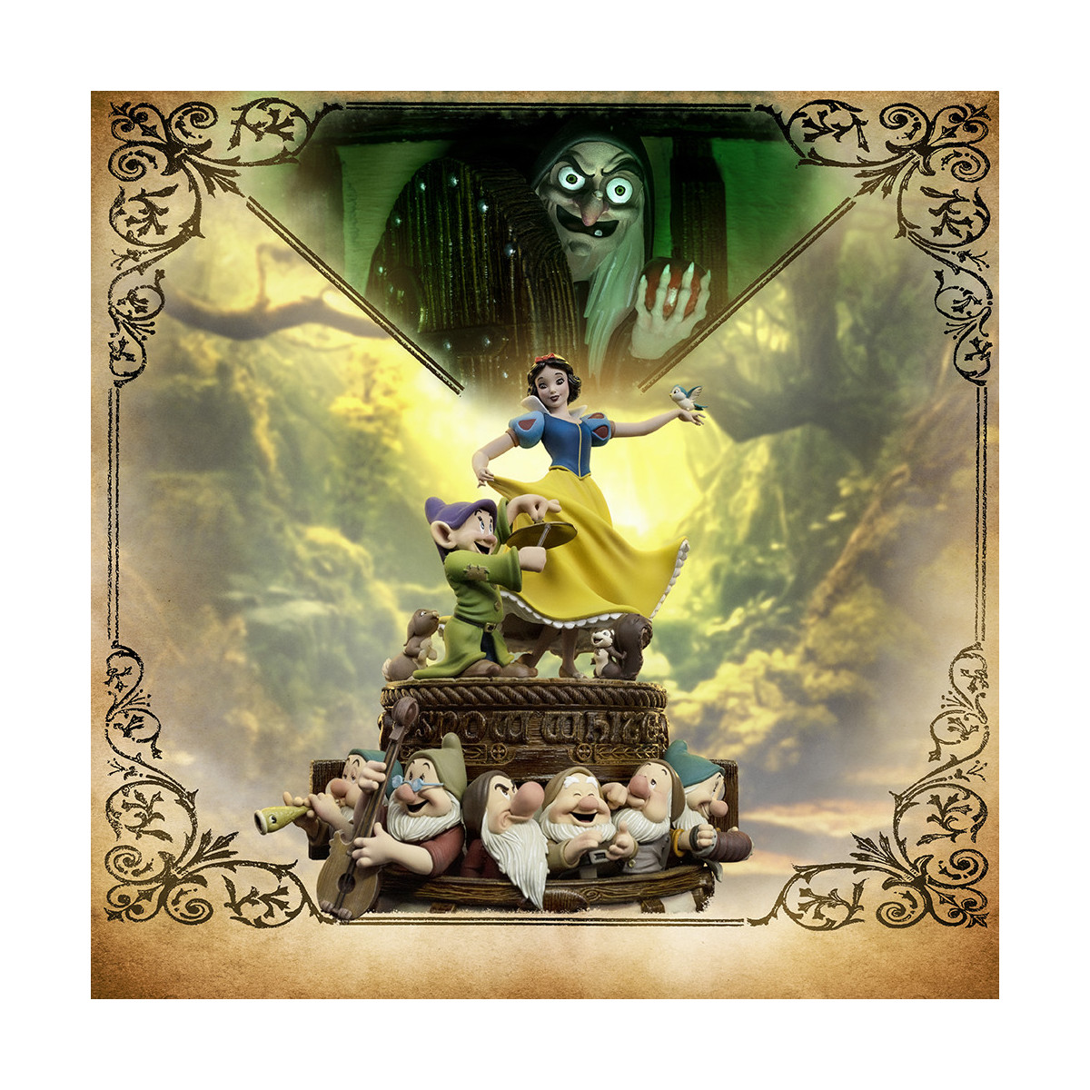 Iron Studios Disney Classics - Biancaneve e i sette nani Deluxe Art Scale 1/10