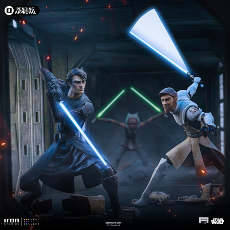 Iron Studios Star Wars Clone Wars - Obi-Wan Kenobi in scala 1/10