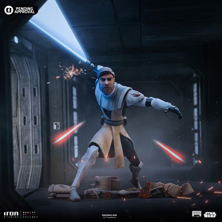 Iron Studios Star Wars Clone Wars - Obi-Wan Kenobi in scala 1/10