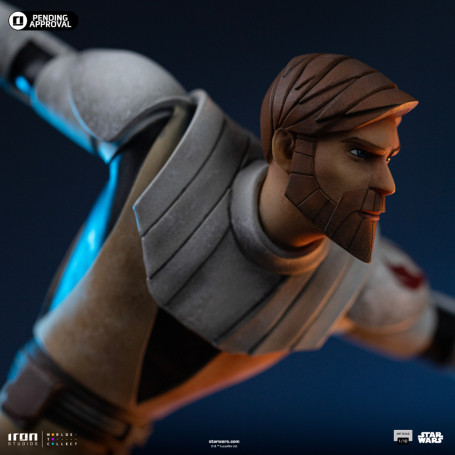 Iron Studios Star Wars Clone Wars - Obi-Wan Kenobi in scala 1/10