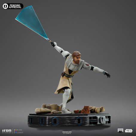 Iron Studios Star Wars Clone Wars - Obi-Wan Kenobi in scala 1/10