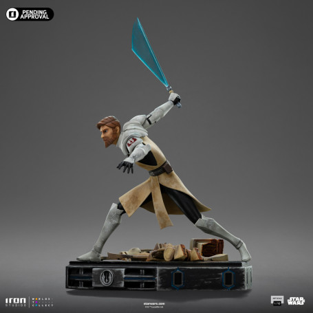 Iron Studios Star Wars Clone Wars - Obi-Wan Kenobi in scala 1/10