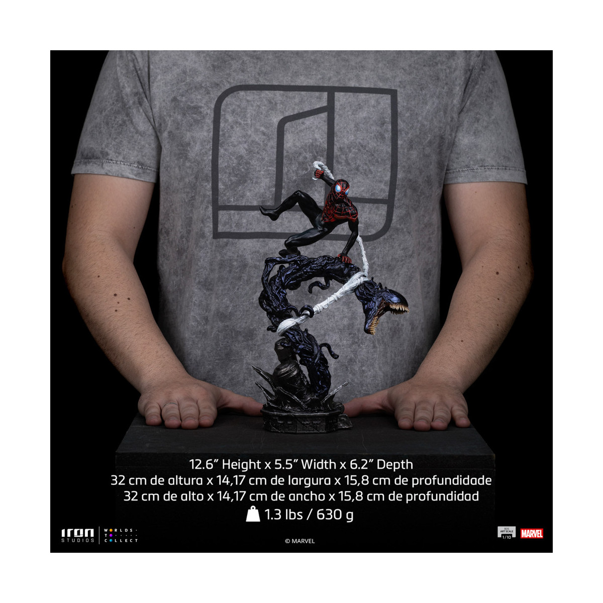 Iron Studios Marvel Comics - Spider-Man Vs Villains - Miles Morales BDS Art Scale