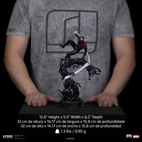 Iron Studios Marvel Comics - Spider-Man Vs Villains - Miles Morales BDS Art Scale