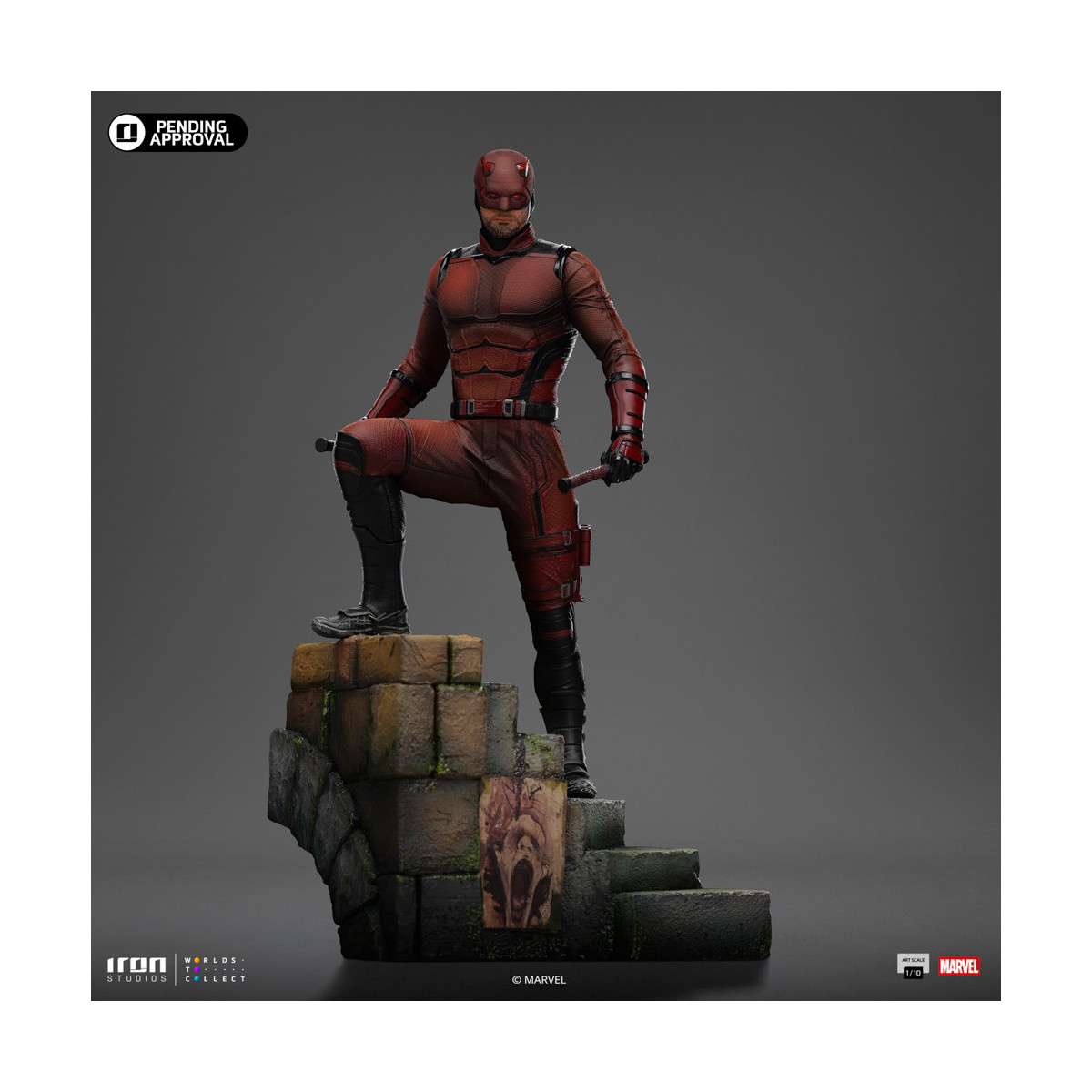 Iron Studios Marvel - Daredevil Born Again - Daredevil in scala 1/10