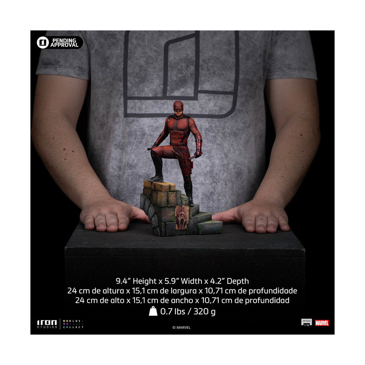 Iron Studios Marvel - Daredevil Born Again - Daredevil in scala 1/10