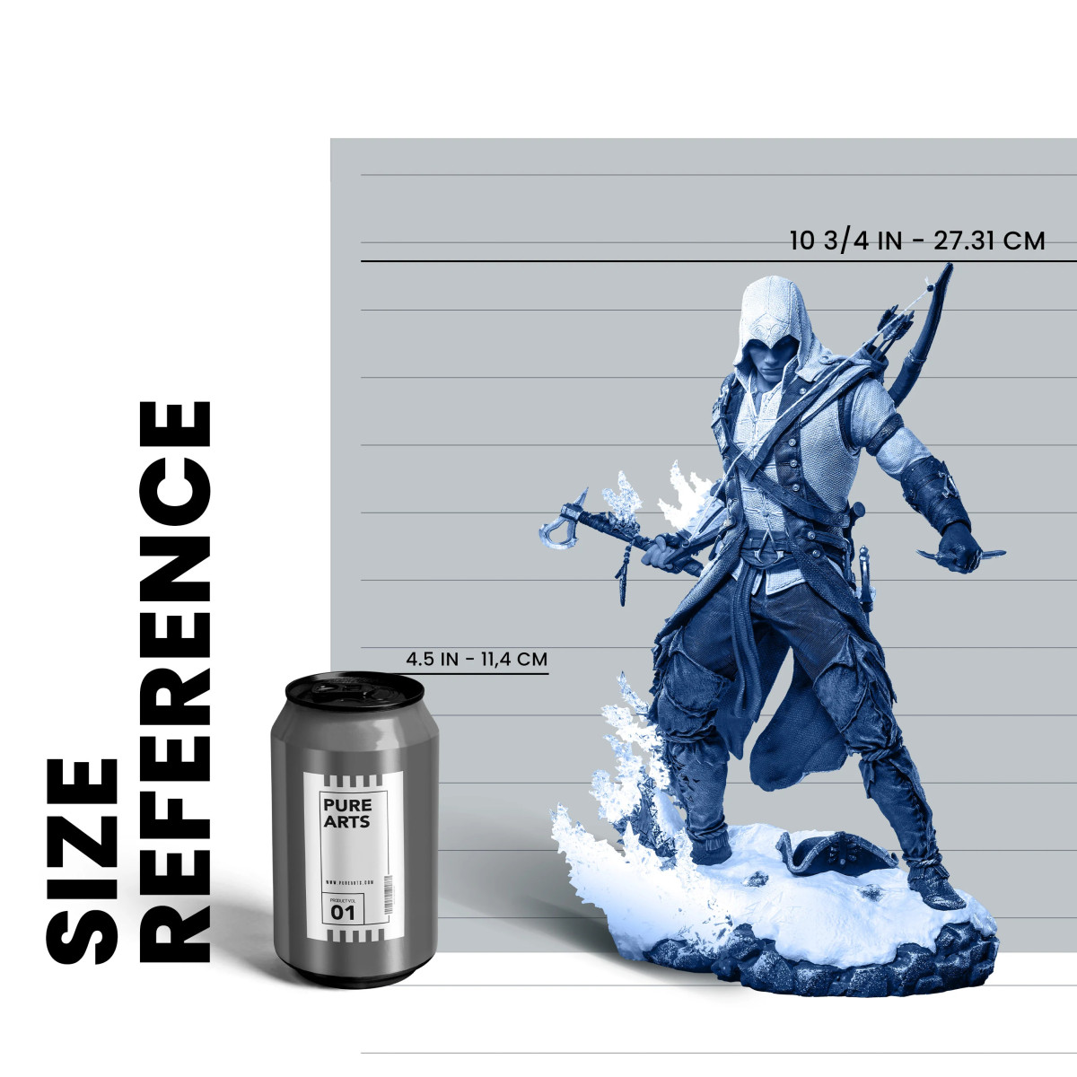 Pure Arts - Connor Animus 1/8 - Assassin's Creed III
