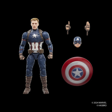 Hasbro Serie Leggende Marvel - Capitan America - Avengers: Endgame
