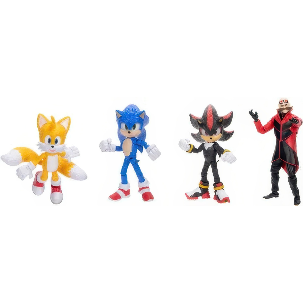 Jakks Pacific - Sonic The Hedgehog 3 - Wave 1 Set di 4 figure