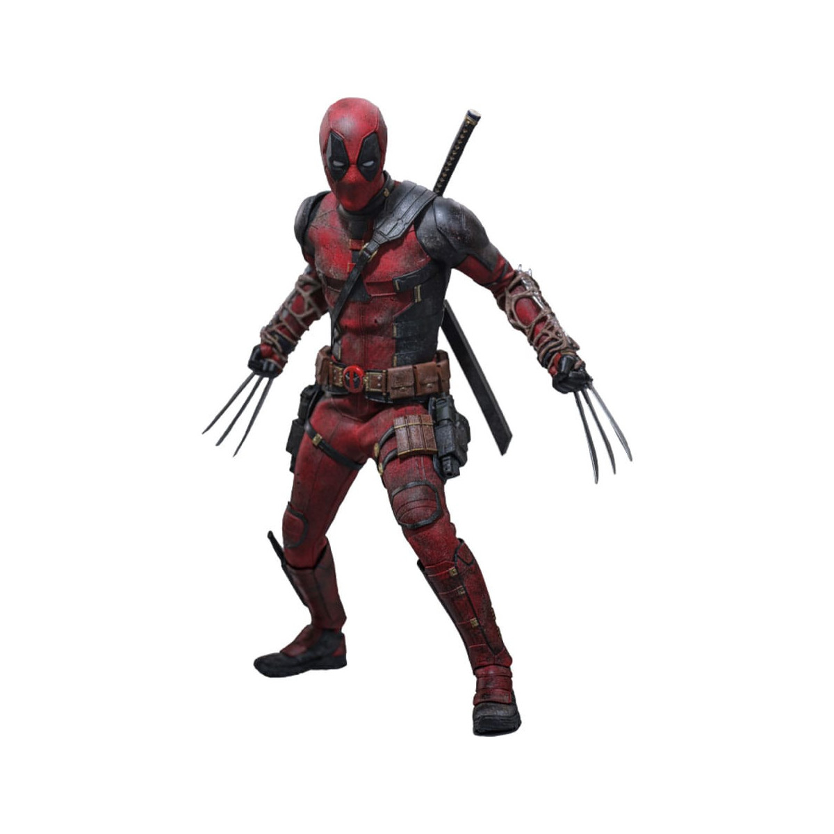 Hot Toys Marvel Deadpool & Wolverine - Deadpool (versione da combattimento) MMS 1/6