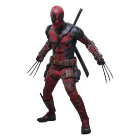 Hot Toys Marvel Deadpool & Wolverine - Deadpool (versione da combattimento) MMS 1/6