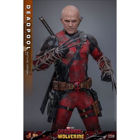 Hot Toys Marvel Deadpool & Wolverine - Deadpool (versione da combattimento) MMS 1/6