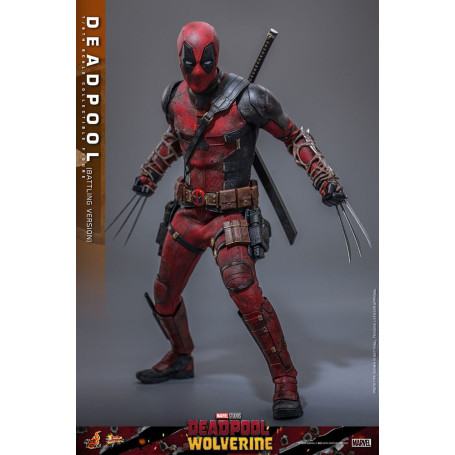 Hot Toys Marvel Deadpool & Wolverine - Deadpool (versione da combattimento) MMS 1/6