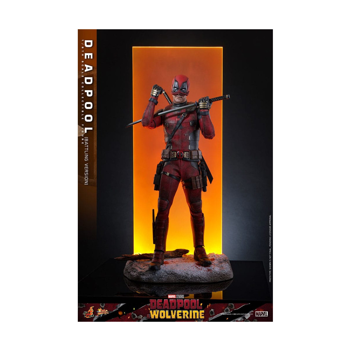 Hot Toys Marvel Deadpool & Wolverine - Deadpool (versione da combattimento) MMS 1/6