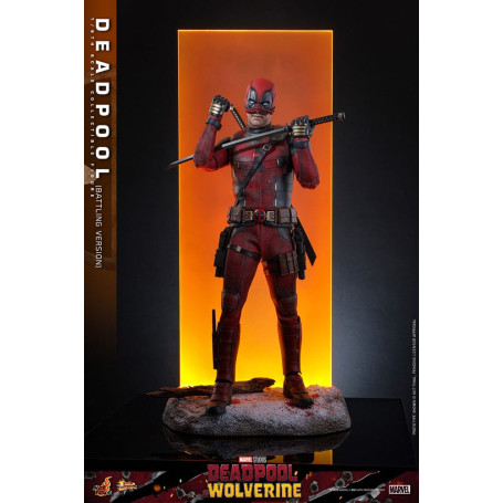 Hot Toys Marvel Deadpool & Wolverine - Deadpool (versione da combattimento) MMS 1/6