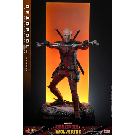 Hot Toys Marvel Deadpool & Wolverine - Deadpool (versione da combattimento) MMS 1/6