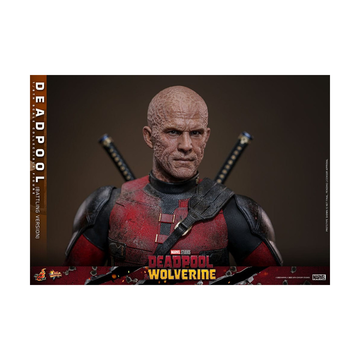 Hot Toys Marvel Deadpool & Wolverine - Deadpool (versione da combattimento) MMS 1/6