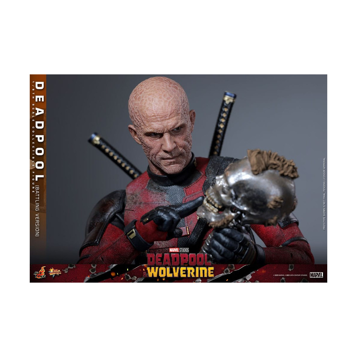Hot Toys Marvel Deadpool & Wolverine - Deadpool (versione da combattimento) MMS 1/6