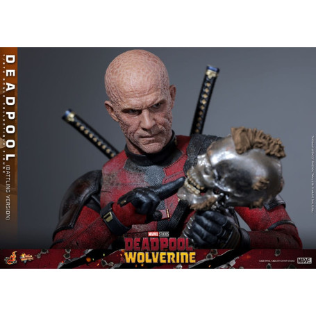 Hot Toys Marvel Deadpool & Wolverine - Deadpool (versione da combattimento) MMS 1/6