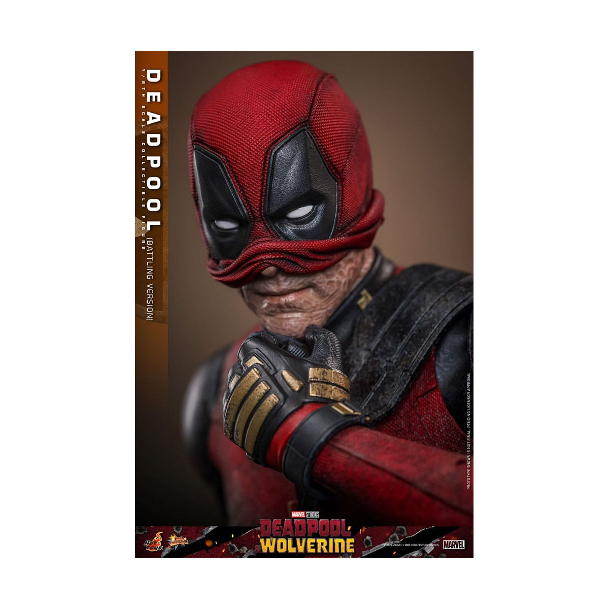 Hot Toys Marvel Deadpool & Wolverine - Deadpool (versione da combattimento) MMS 1/6