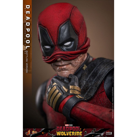Hot Toys Marvel Deadpool & Wolverine - Deadpool (versione da combattimento) MMS 1/6