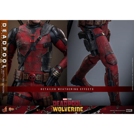 Hot Toys Marvel Deadpool & Wolverine - Deadpool (versione da combattimento) MMS 1/6