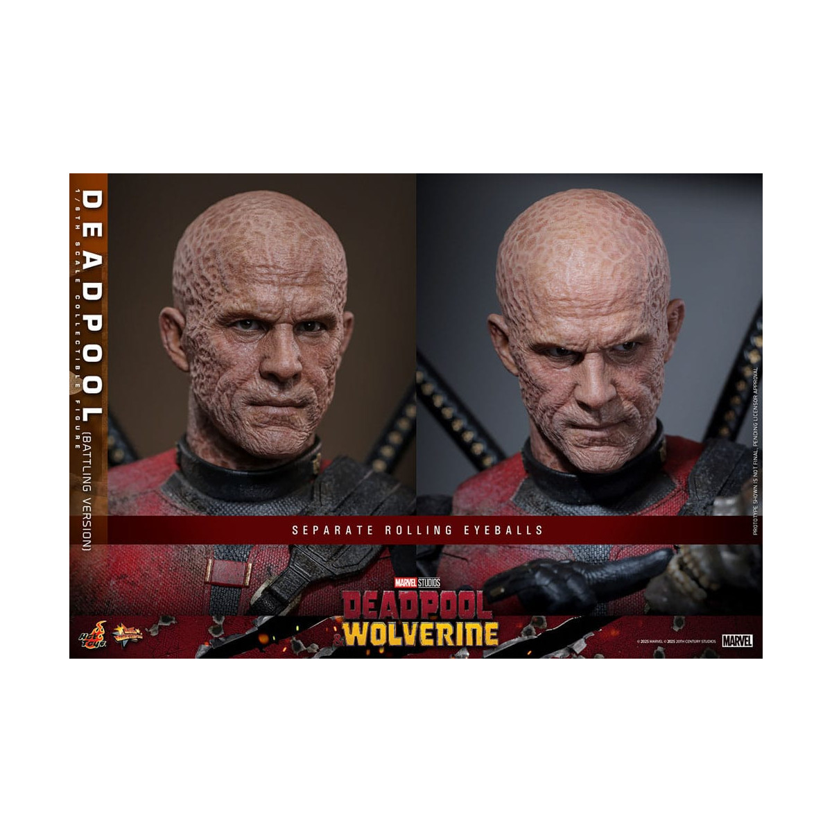 Hot Toys Marvel Deadpool & Wolverine - Deadpool (versione da combattimento) MMS 1/6