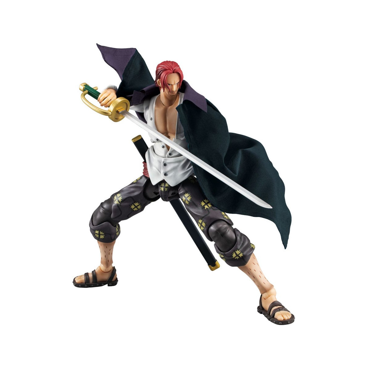 Megahouse One Piece - Eroi d'azione variabili Shanks dai capelli rossi Ver. 1.5